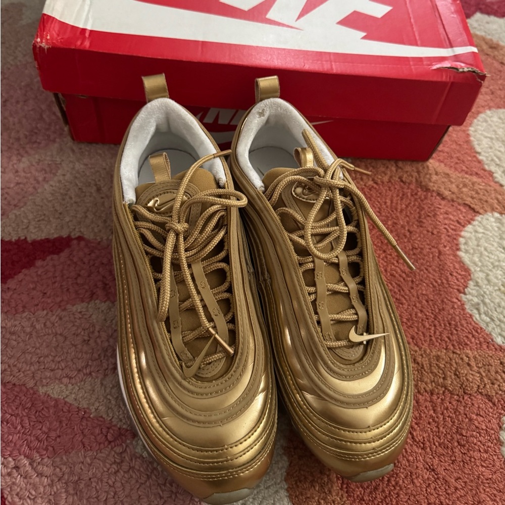 Nike Metallic Gold Air Max 97 QS Sneakers